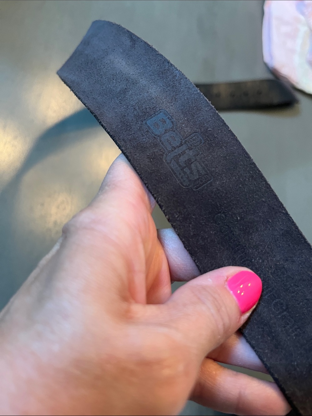 NEW BELTs heavy duty genuine full grain floral engraved tool leather belt Strap - Picture 5 of 9